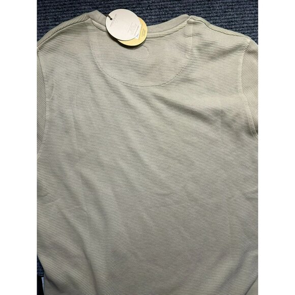 Common People Beige Ribbed Short-Sleeve Crew Neck Top - Picture 6 of 6